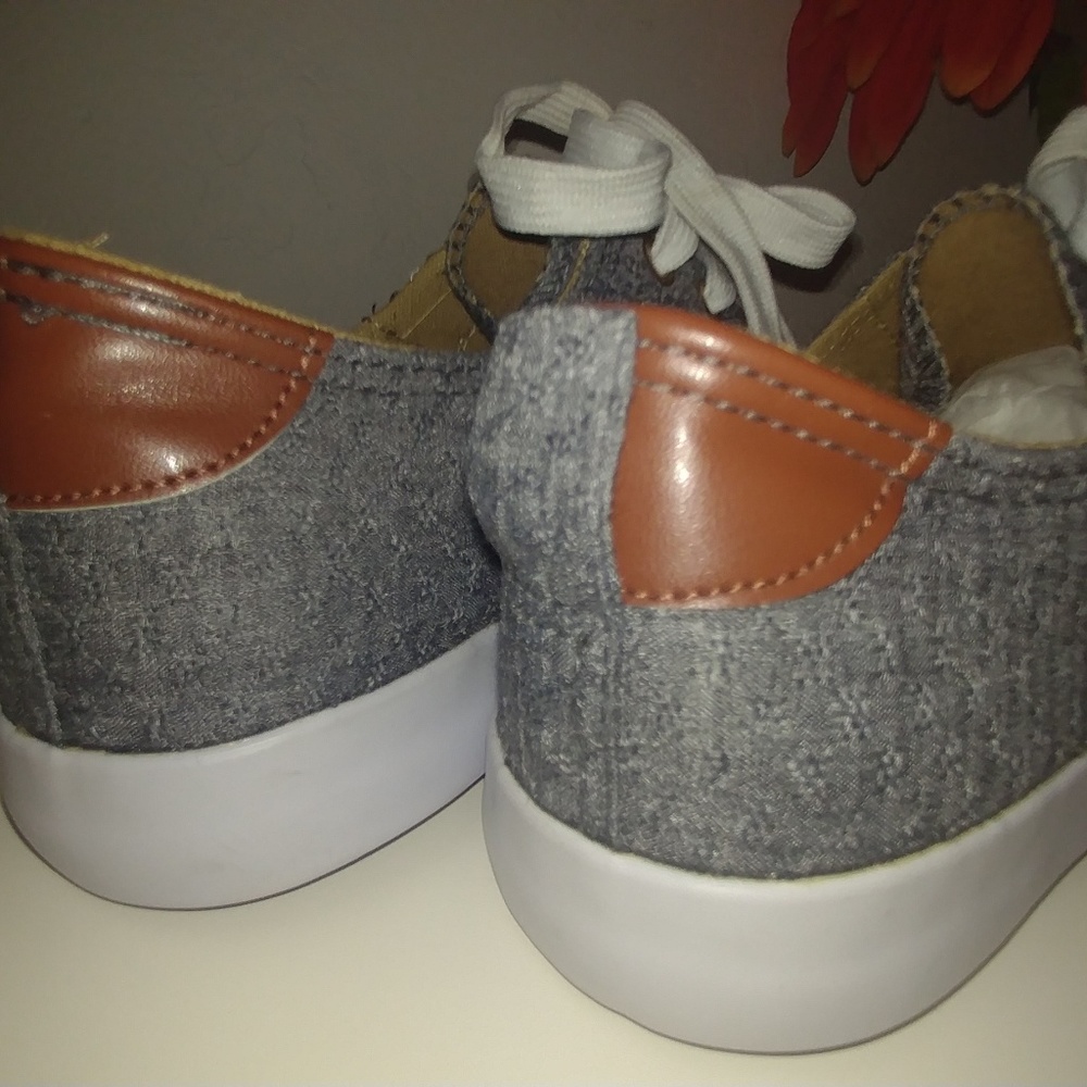 Free Choice by Elis gray sneaker with zippers - Picture 6 of 7